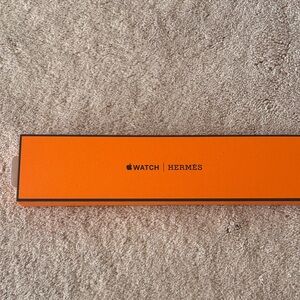 Hermès Apple Orange and Gray Watch Box
